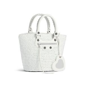Balenciaga White Cagole Le Panier
